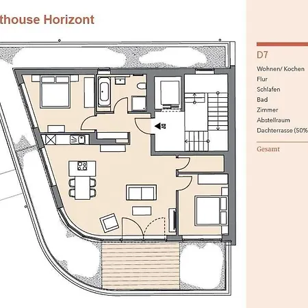 Ferienwohnung Penthouse Horizont _ * Kappeln